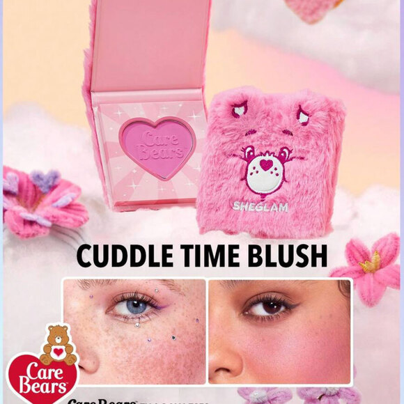 Care Bears x Sheglam Fab-U-Lous Cuddle Time Blush Pink New in Box - Picture 7 of 7